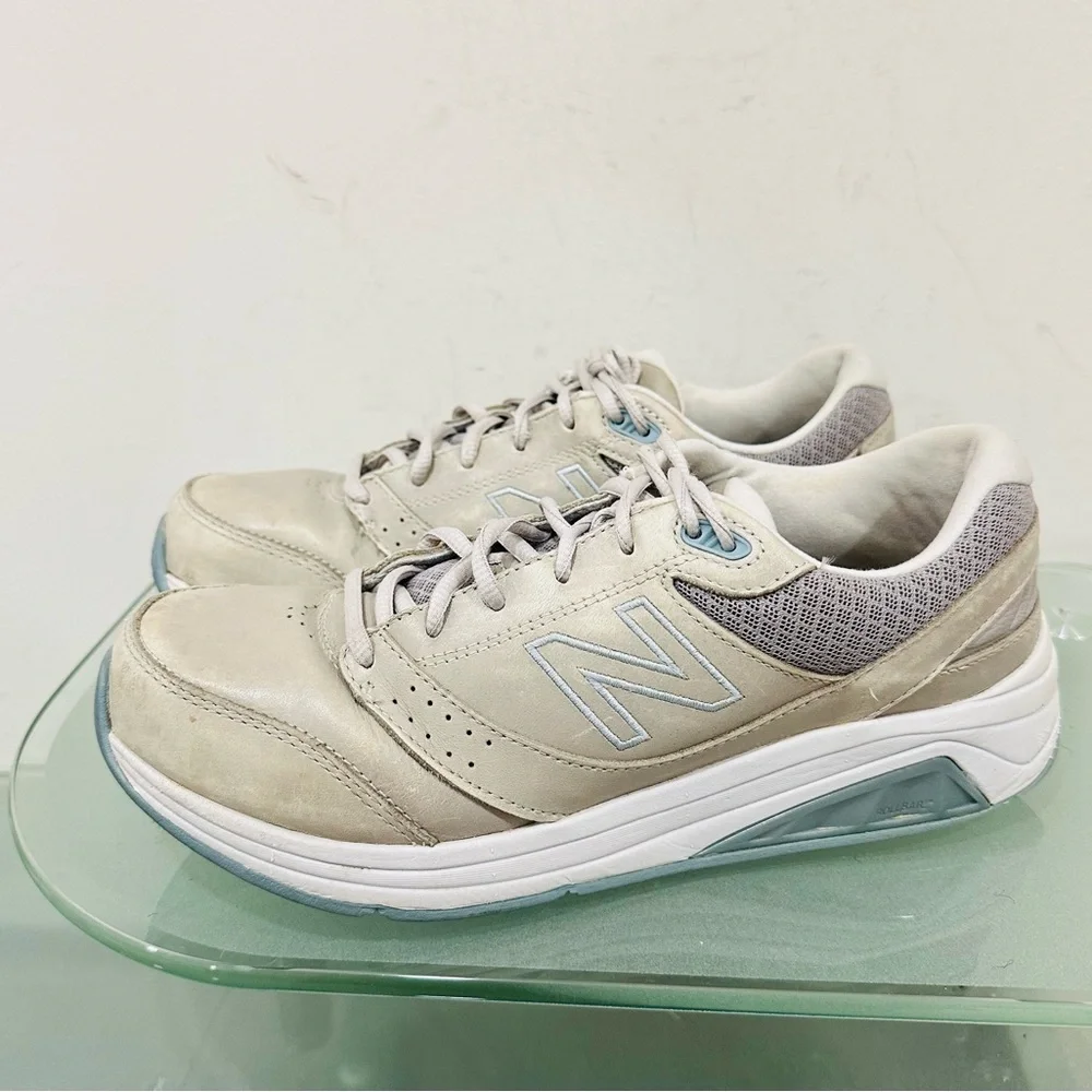 New Balance 928 V3 Women's Walking Shoes Size 8,5 B Brown‎ Gray Leather Sneakers